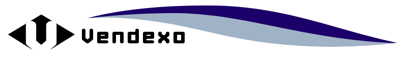 Shopping cart software, shopping cart service, Vendexo logo