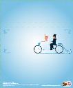 Wedding - Bride & Groom Cycling. Product thumbnail image